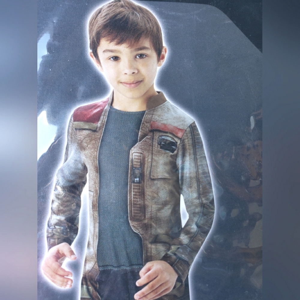 Star Wars Finn Child Printed Jumpsuit costume Sz-L 7-8 years